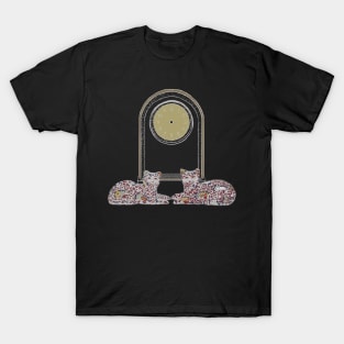 cat clock T-Shirt